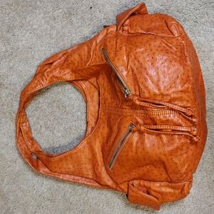 GAL feaux ostrich shoulder bag